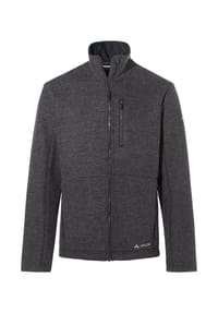 VAUDE - Softshelljacke "Tinshan II", Wolloptik, Stehkragen, für Herren - 678 PHANTOM BLACK