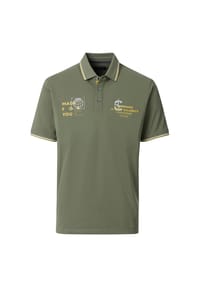 CASAMODA - Herren Polo-Shirt uni Basic Circular Knit - Dunkelblau