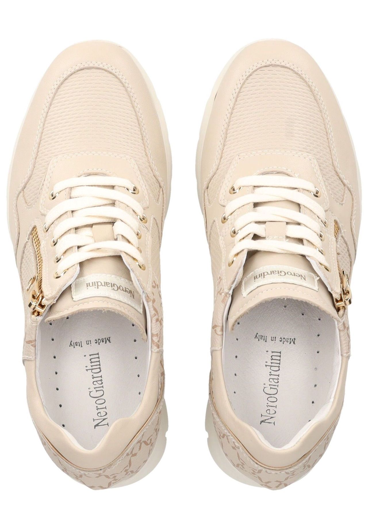 NeroGiardini Leder Textil Sneaker GALERIA