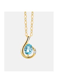 Diamant L'eternel - Kette mit Anhänger, mit Diamant, 375 Gelbgold - gold