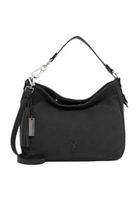 SURI FREY - ROMY Schultertasche, Kunstleder, Anhänger, uni, für Damen - 100 BLACK