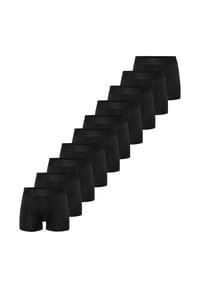 Resteröds - Retro Short / Pant 10er Pack Bamboo - Schwarz