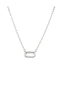 elli. - Halskette Karabiner-Charm 925 Sterling Silber - Gold