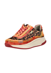 LAURA VITA® - Leder/Textil Sneaker - Orange
