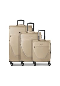 Stratic taska - taska 4-Rollen Kofferset 3tlg. mit Dehnfalte - ocean blue