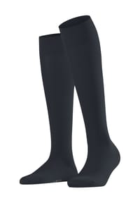 FALKE - Cotton Touch Kniestrümpfe, verstärke Belastungszonen, für Damen - 3146 GRAPHITE