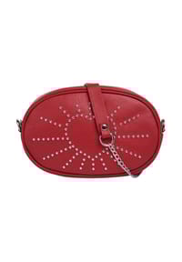 Cluty - Gürteltasche Echt Leder, Made In Italy - cognac
