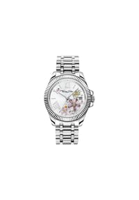 Thomas Sabo Glam & Soul - Damenuhr Blumen - silberfarben