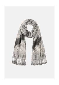 olsen - Schal mit Panneaux-Print - Black