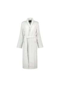 Cawö - Bademäntel Damen Schalkragen 3423 weiss-silber - 76 - weiß