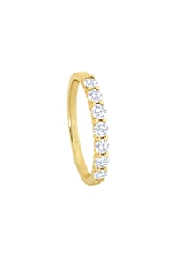 MONCARA - Damen Ring, 585er Gold, 7  Diamanten zus. ca. 0,50 Karat - Gelbgold
