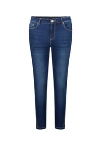 BETTY BARCLAY - Basic-Jeans mit Waschung - Dark Blue Denim