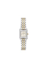 EMPORIO ARMANI - Emporio Armani Damenuhr 2-Zeiger-Werk Edelstahl Bicolor, AR11763 - Silber