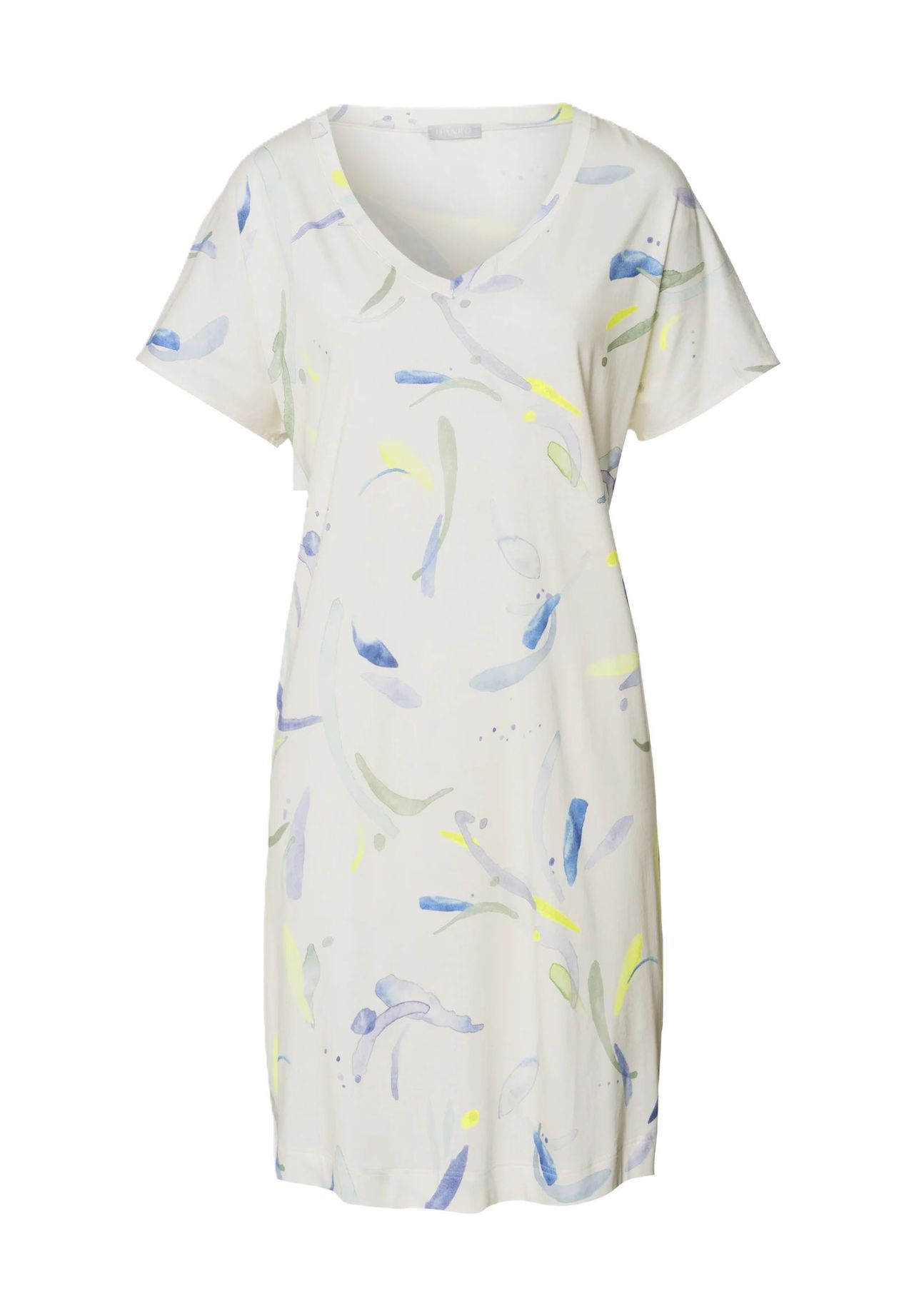 Hanro Sleep & Lounge Sleepshirt V-Ausschnitt Für Damen Weiß Xs
