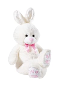 heunec® - Kuscheltier Hase XL 100 cm creme - rosa