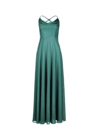 Vera Mont - Abendkleid, Wasserfall-Ausschnitt, Reißverschluss, für Damen - 4892 RED/GREY