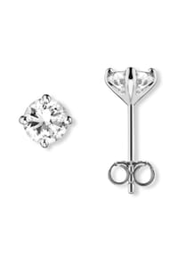 ONE ELEMENT Shine Bright Line - Zirkonia Ohrringe Ohrstecker aus 925 Silber - silber