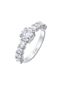 elli. - Ring Elli Ring Zirkonia Verlobung Eternity 925 Silber - Gold