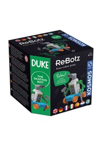 KOSMOS - ReBotz - Duke the Skating Bot, Roboter, Experimentierkasten, Kinder, Mehrsprachig - 