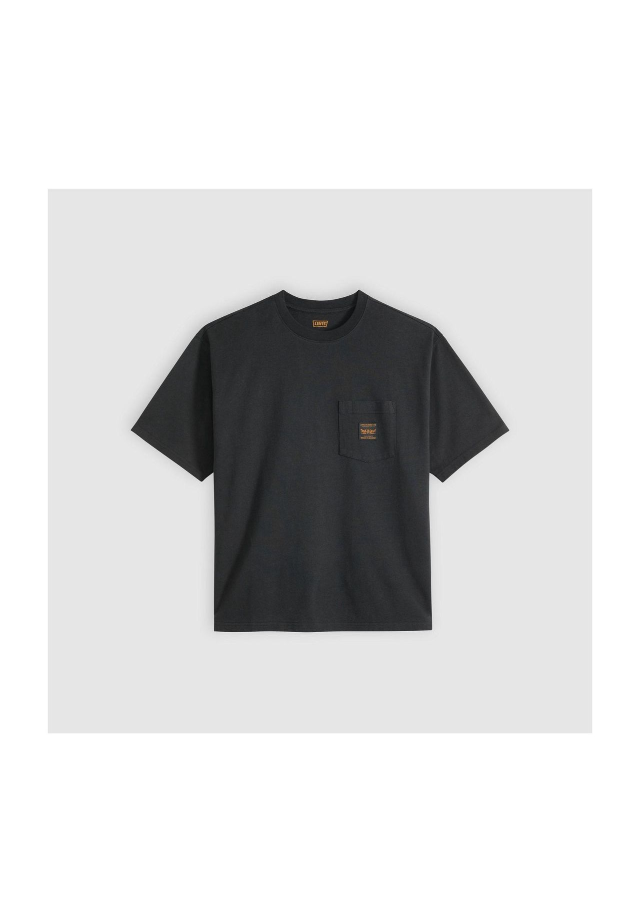 Levi's Herren Schwarz Workwear T-Shirt Mit Tasche In - Bild 5