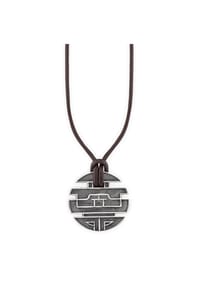 caї - Anhänger mit Kette 925/- Sterling Silber ohne Stein - Silbergrau