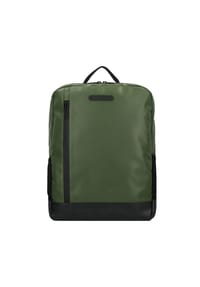 GREEN BURRY Upcycled Tarpaulin - Upcycled Tarpaulin Daypack 39.5 cm Laptopfach - black