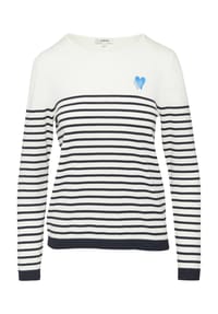 s.Oliver - Strickpullover, Rippbündchen, für Damen - 55G1 BLUE