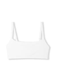 CALIDA - Eco Sense Bustier, bügellos, Spaghetti-Träger, leicht, für Damen - 001 WEISS