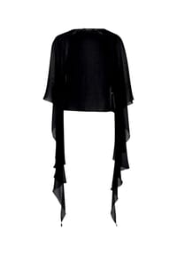 Vera Mont - Chiffonstola mit Volant - 8249 PARIS BLUE