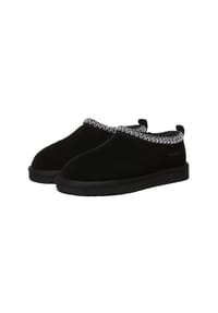 EVERAU® - Damen Leder Hausschuhe - Wigeon - BLACK