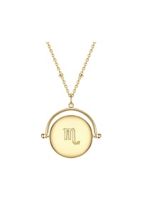 GLANZSTÜCKE MÜNCHEN - Damen Kette aus 925/- Sterling Silber in Gelbgold mit Zirkonia - gelbgold