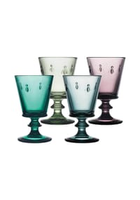 LA ROCHÈRE Weingläser Biene Abeille 240 ml 4er Set bunt - BIENE - bunt