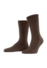 FALKE - Bristol Pure Socken, Merinowolle, Rippbündchen, für Herren - 3000 BLACK