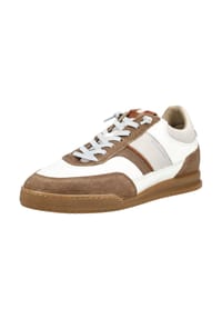 BULLBOXER - Leder Sneaker - Weiß/Braun