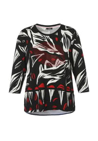 frapp - Shirts & Tops mit Allover-Print - black multicolor
