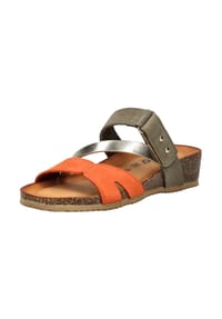 igi&co® - Nubukleder Pantoletten - Orange