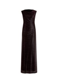 Vera Mont - Abendkleid im Glitzer-Look - Dark Red/Black