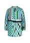 BICALLA Bluse mit Grafik-Print in Blau/Grün Bild 1