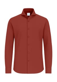 Vercate - Bügelfrei Businesshemd, Japanese Knitted, Slim Fit, Langarm, für Herren - beige