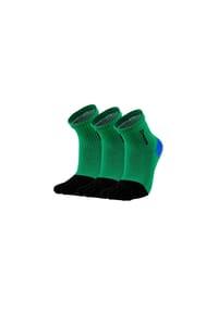 MUNADUNA - 3er-Pack Yoga-/Pilates-Zehensocken mit Stickerei Fitness-Socken,Baumwolle,Anti-Rutsch - Blau