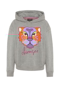 CHIEMSEE - Kapuzenpullover mit buntem Animal-Motiv - 18-5102M Medium Melange