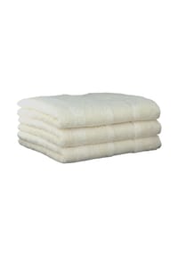 Cawö - Handtuch, 3er Pack - Noblesse2, Walkfrottier, Velours-Streifen, Baumwolle, einfarbig, 50 x 100 cm - Anthrazit