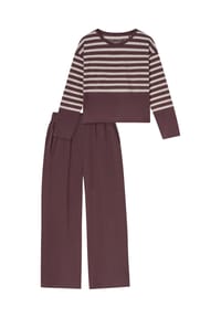 SCHIESSER - Schlafanzug Casual Nightwear - 808 BLAUGRAU