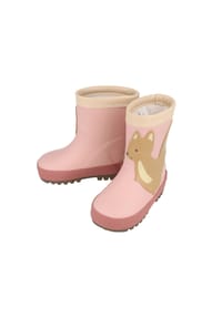 maximo® - Gummistiefel Eichhörnchen Winterfutter, Reflekt 3M - rose tan