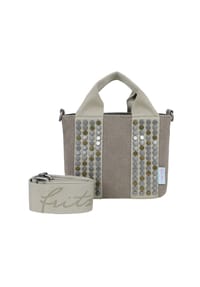 Fritzi aus Preußen Bini - Crosstasche Fritzi Bini Limited Rivet mit breitem Webbing-Schulterriemen - Braun
