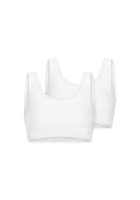 uncover by SCHIESSER - Bustier Cotton Lace - schwarz