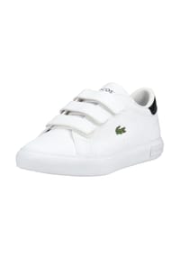 LACOSTE - Lederimitat Sneaker POWERCOURT POWERCOURT - Weiß/Schwarz