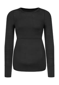 normani® - Merino Umstands-Langarm-Shirt Cambria - Anthrazit