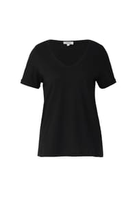 s.Oliver - T-Shirt, Baumwolle, für Damen - 0100 WHITE
