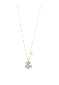 ARTE NOVA - Halskette White Flower - Gold